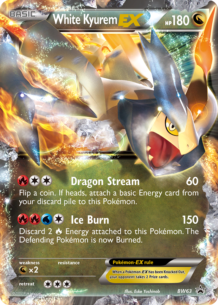 Black & White Promo White Kyurem EX #63